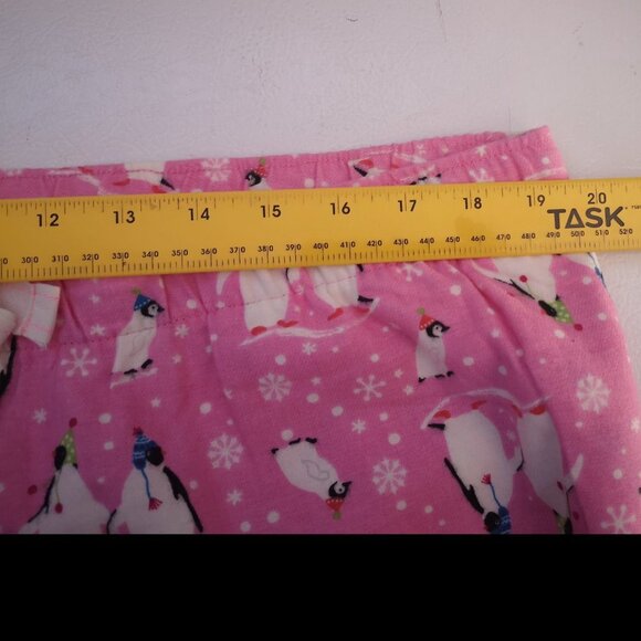 NWT Old Navy Men's Pink with Penguins Flannel Sleep Pants - Picture 7 of 9